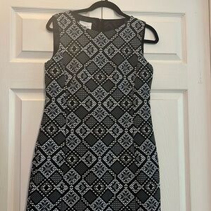 Akirs Punto blue sheath dress. Size 6.